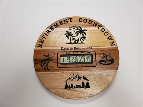 Retirement Countdown Timer, With Customize Options Available - Etsy