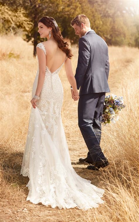 Backless Wedding Dresses | Ethereal Backless Wedding Gown | Essense of Australia