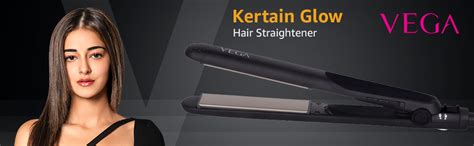 VEGA Keratin Glow Hair Straightener With Adjustable Temperature ...