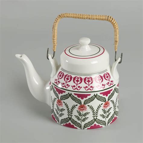 Buy Clay Craft India Circus Floral Fountain Multicolour Ceramic Desi ...