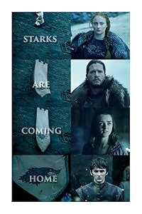 HK PRINTS Game of Thrones Wall Poster for Room (12x18 Inch, 300 GSM ...
