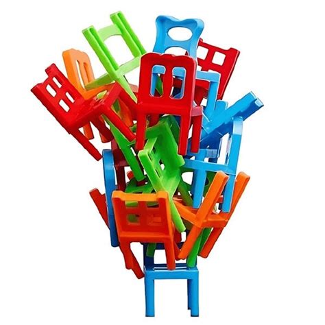 Chairs Tower Balance Game - EKT3456 – Extrokids