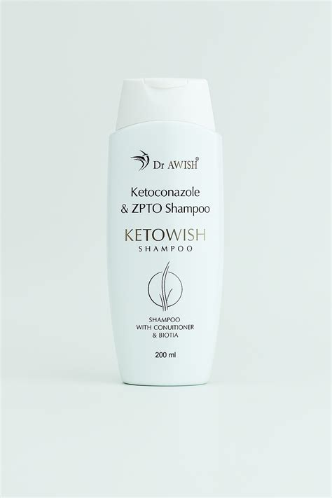 Dr. Awish KetoWish Shampoo | Ketoconazole & Biotin for Dandruff and ...