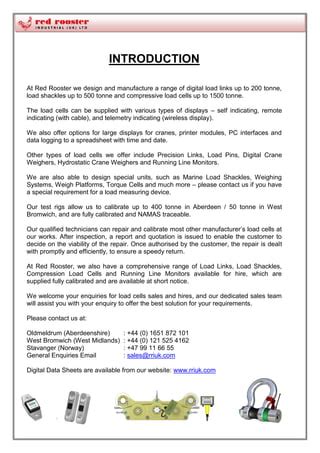 Image result for Red Rooster Compression Load Cell