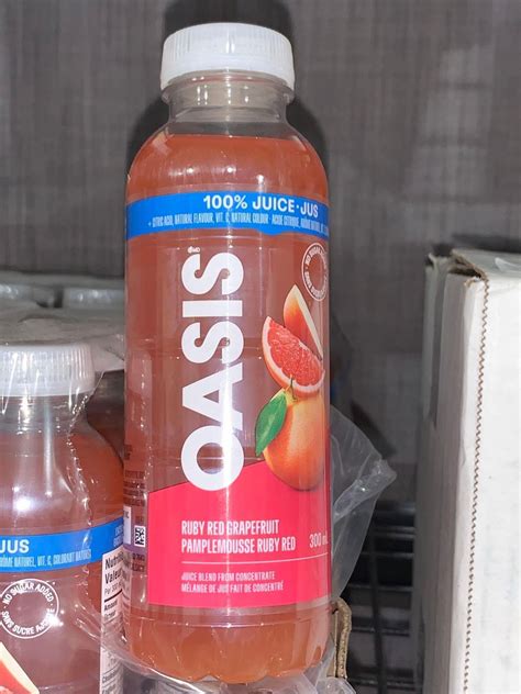 CASE LOT Oasis Ruby Red Grapefruit Juice 24 x 300ml