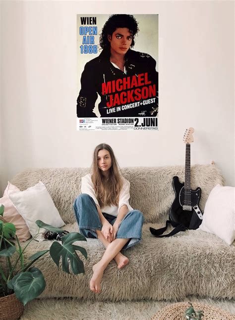 Michael Jackson - Open Air in Wien, Wien 1988 - Konzertplakat, US$ 64.38