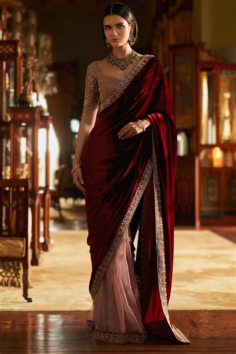 Velvet Saree - Anaya Designer Studio