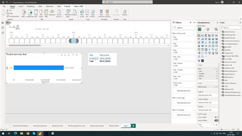 Visual not interacting with power bi for fiscal ye... - Microsoft ...