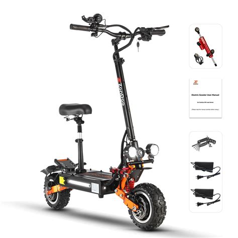 Adult Electric Scooter 5600w 6000w Dual Motors 55mph Fast Speed ...