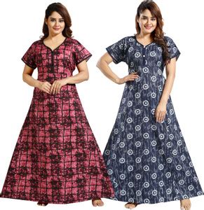 INNER BEATS Women Nighty - Buy INNER BEATS Women Nighty Online at Best ...