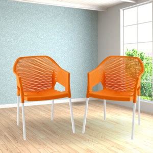 Italica Furniture Plasteel Arm Chair/Matte Finish Stackable Chair for ...