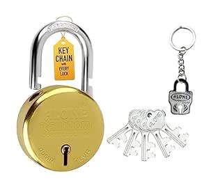 Alone Locks 65mm 5 Same Keys Padlock | Double Locking 8 Levers | Door ...
