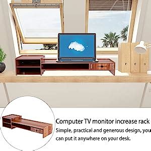 Sisliya Monitor Stand, Desk Rack, 2 Tiers, Desk Stand, Computer Stand ...