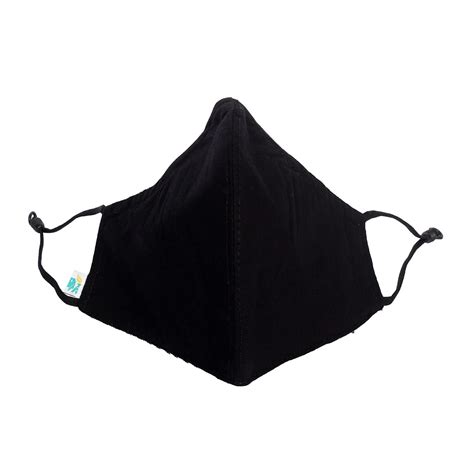 Apollo Life Reusable 4ply Black Face Mask 2 Count | Desertcart INDIA