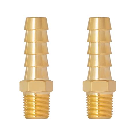 SUNGATOR Hose Fittings 5/16 Inch × NPT 1/8 Inch, Brass Air Hose ...