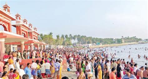 கரோனா தளர்வால் 265 நாட்களுக்கு பிறகு ராமேசுவரம் அக்னி தீர்த்தத்தில் ...