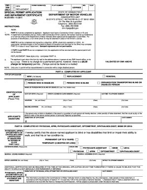 Fillable Online ct handicap parking permit form Fax Email Print - pdfFiller