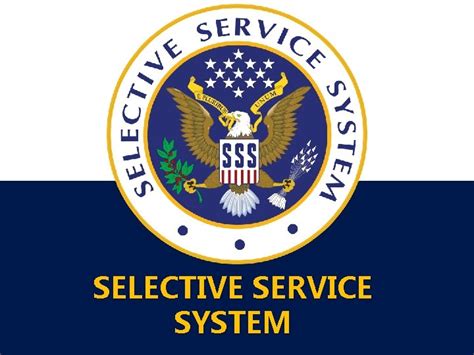 Image result for Selective Service Update Information