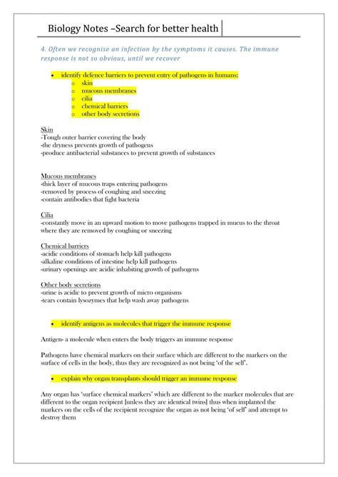 Image result for HSC Bio Notes