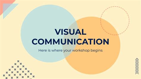 the words visual communication here is where your workshop begins on ...