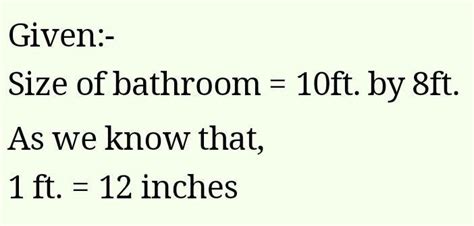 A man has to fit a bathroom with square titles of largest possible size ...