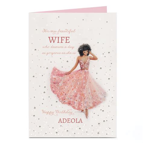 Buy Personalised Birthday Card - For My Beautiful Wife for GBP 2.99 ...