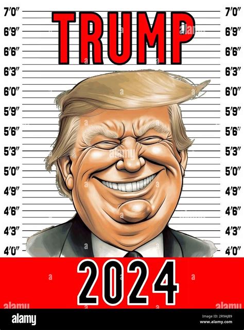 The Donald Trump, standing in front of a plain backdrop, smiling for a ...