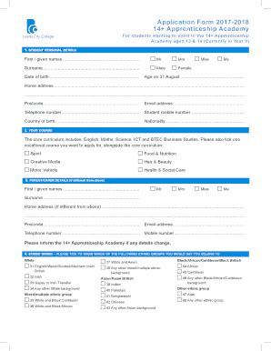 14 Apprenticeship Academy - Fill and Sign Printable Template Online