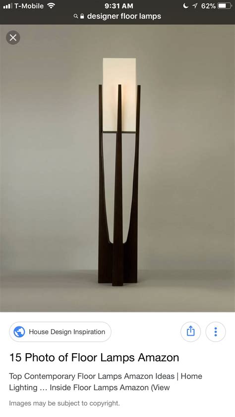 Contemporary Wood Floor Lamp