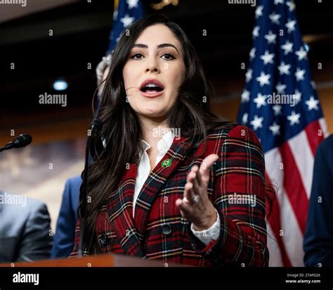 Washington, United States. 30th Nov, 2023. U.S. Representative Anna Paulina Luna (R-FL) speaking ...