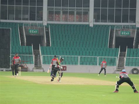 Practice match under lights at the Sports Hub | Kerala Cricket ...