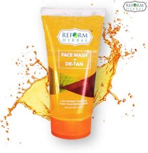 REFORM HERBAL DE TAN FACE WASH Face Wash - Price in India, Buy REFORM ...