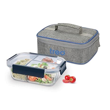 Buy Treo By Milton All Fresh Rectangle 3 Compartment Lunch Box | 1000 ...