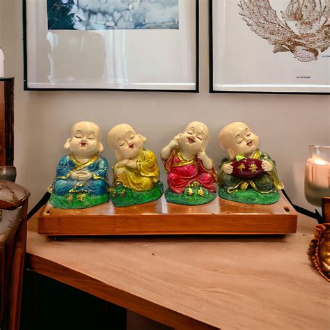 Polyresin Welcome Monk for Best for Home Office able – cutncurve