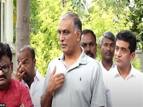 BRS Harish Rao criticises CM Revanth Reddy for law and order breakdown ...