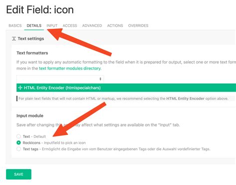 RockIcons - Creating a Field