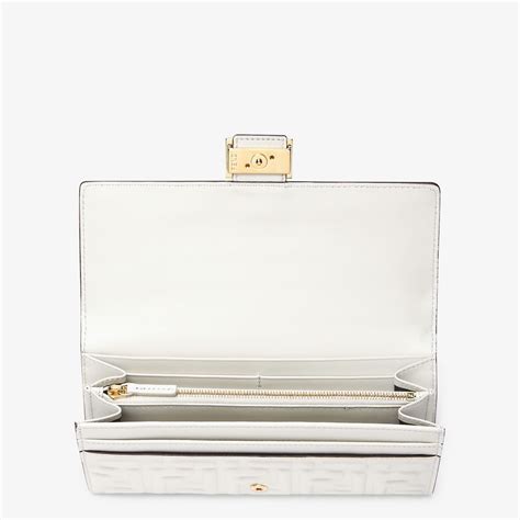 Continental Baguette Piel Blanco | Fendi