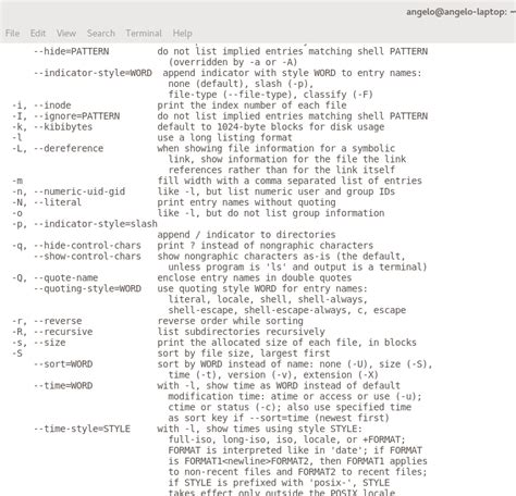 Image result for LS Options Linux