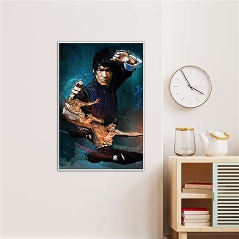 TenorArts Bruce Lee Poster Art Print Wall Poster with Thick 300 GSM ...