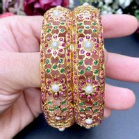 Bangles & Bracelets - Gold Plated Silver
