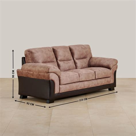 Buy Aries Fabric 3+1 Seater Sofa Set - Brown from Home Centre at just ...