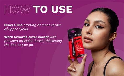 Buy Pilgrim Black Scandal Eyeliner Pencil Intense Matte Finish Smudge ...