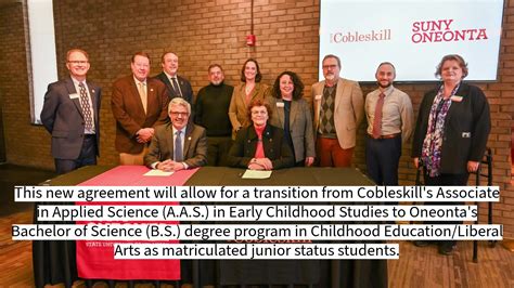 SUNY Cobleskill and SUNY Oneonta sign new pathway agreement – NEWS10 ABC