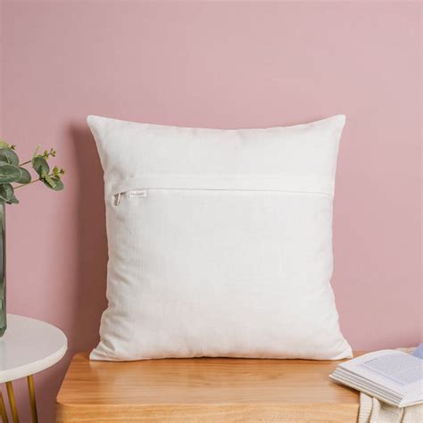 Garden Hand Embroidered Cushion Cover 16 inch | Nestasia