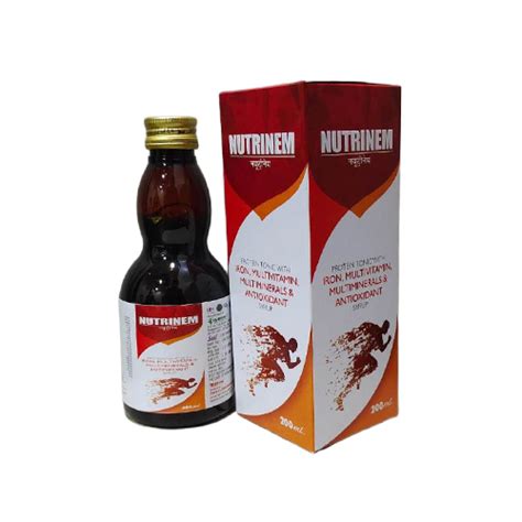 NUTRINEM - Protein Tonic With Iron Multivitamin Multiminerals ...