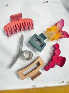 Alucia Clutcher Clip Accessories Combo Set For Women, Girls Pack Of 6 ...