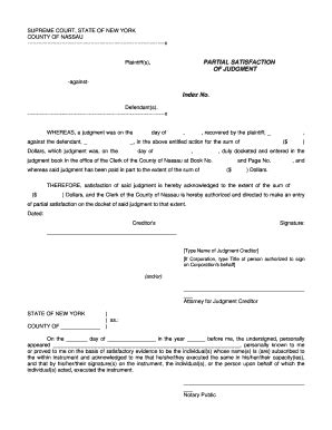 Fillable Online nassaucountyny WHEREAS, a judgment was on the ...