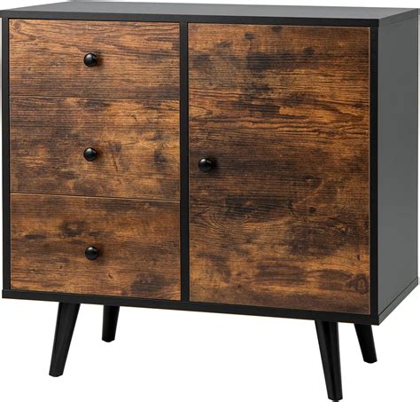 Tangkula Storage Cabinet with 3 Drawers and Door, India | Ubuy