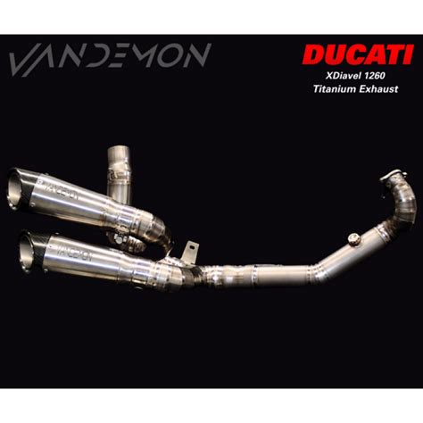 Vandemon Titanium Exhaust For Ducati Xdiavel & Diavel S 1260 System ...