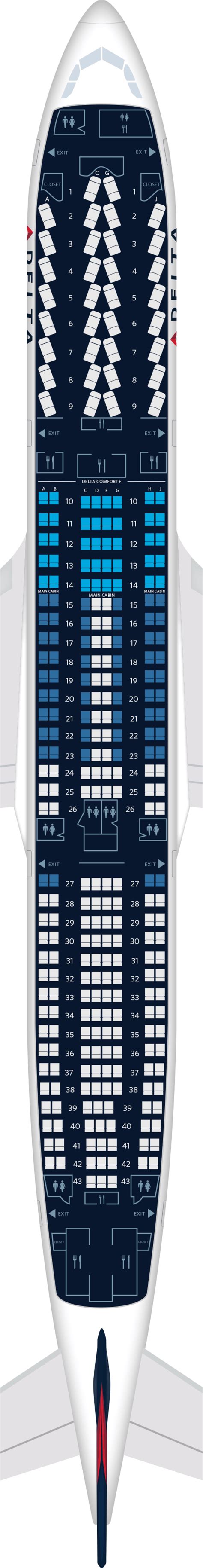 Airbus A330-300 Seat Maps, Specs & Amenities | Delta Air Lines